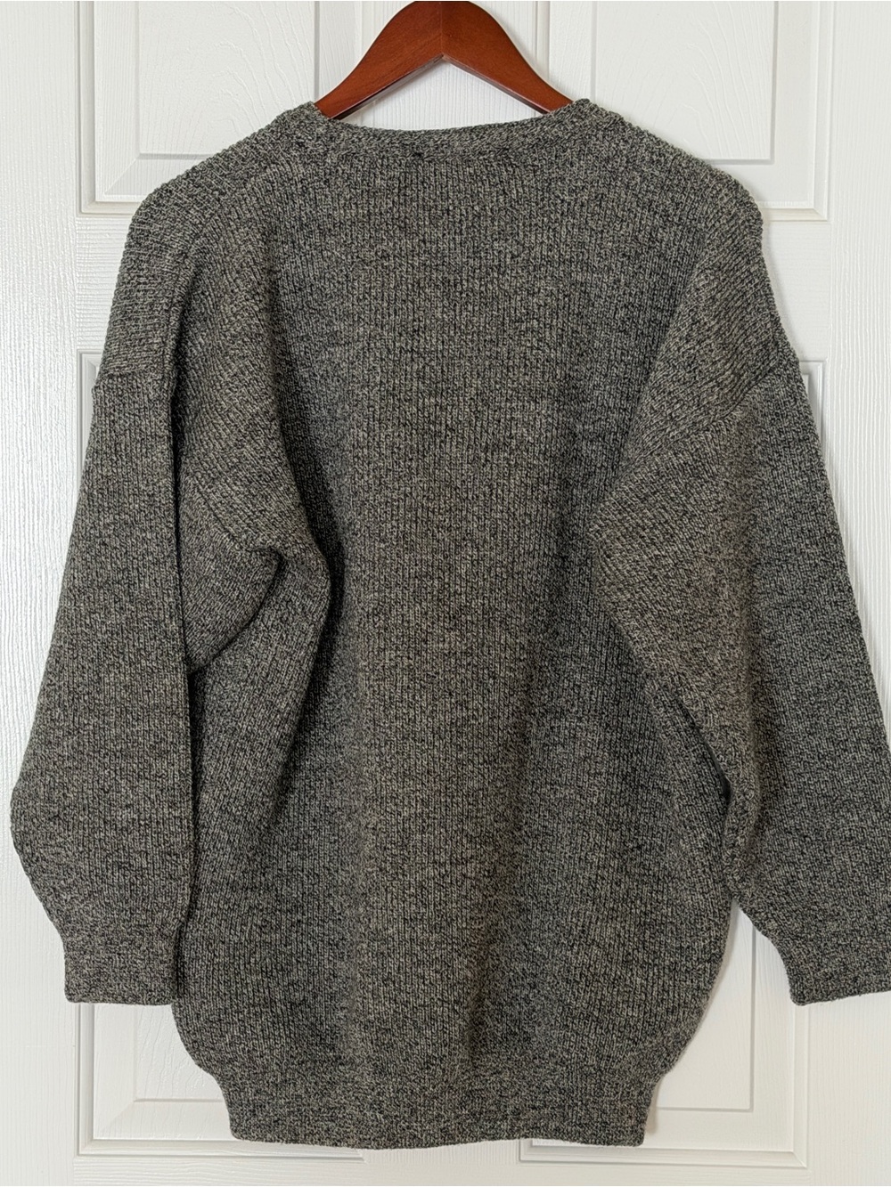 Vintage Tricot Marine Ireland Pure New Wool Knit Sweater Crest Patch Size L 42 - Picture 3 of 12